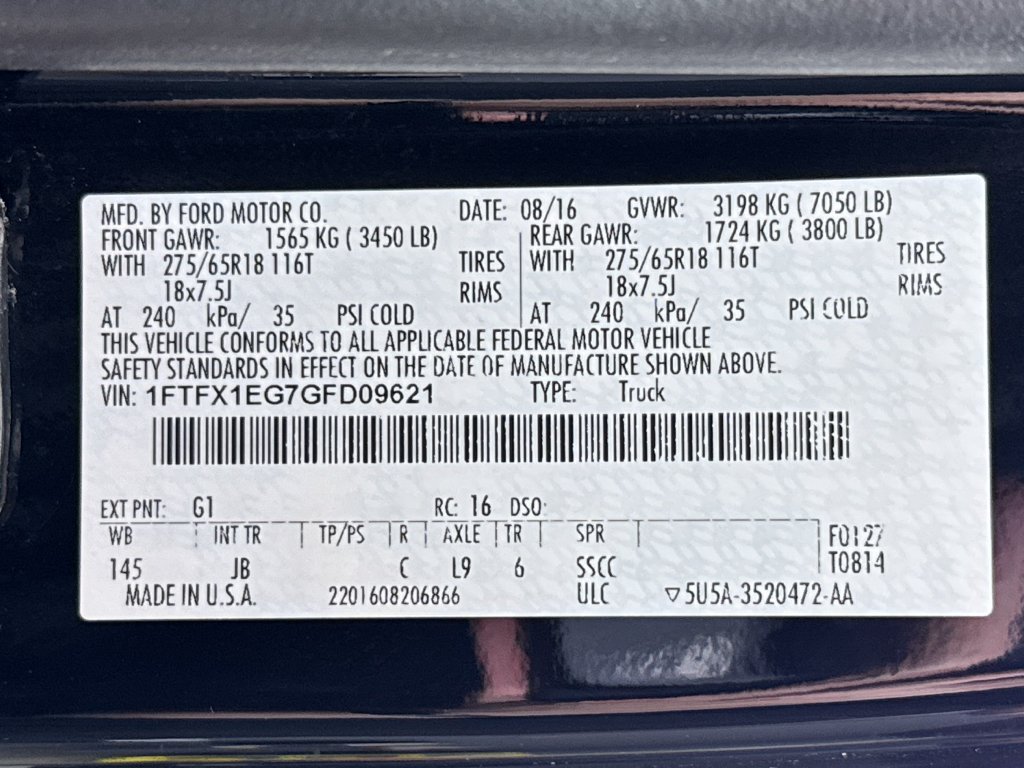 Used 2016 Shadow Black Ford XLT image 28