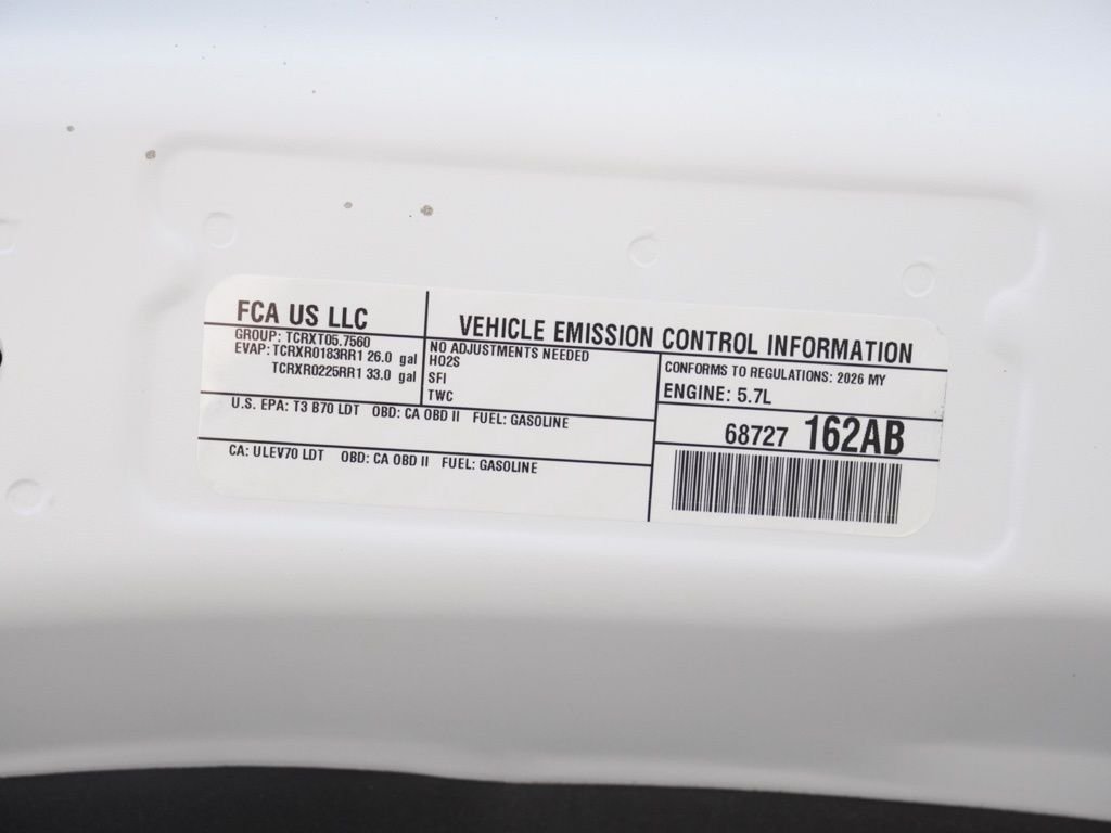 New 2026 Bright White Clear-Coat Exterior Paint RAM Big Horn/Lone Star image 29