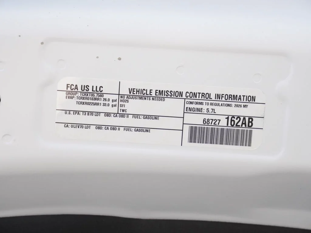 New 2026 Bright White Clear-Coat Exterior Paint RAM Big Horn/Lone Star image 29
