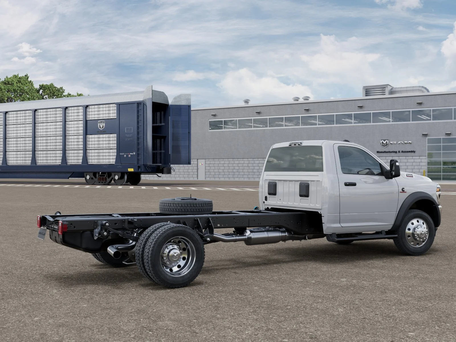 New 2026 Bright White Clear-Coat Exterior Paint RAM TRADESMAN image 2