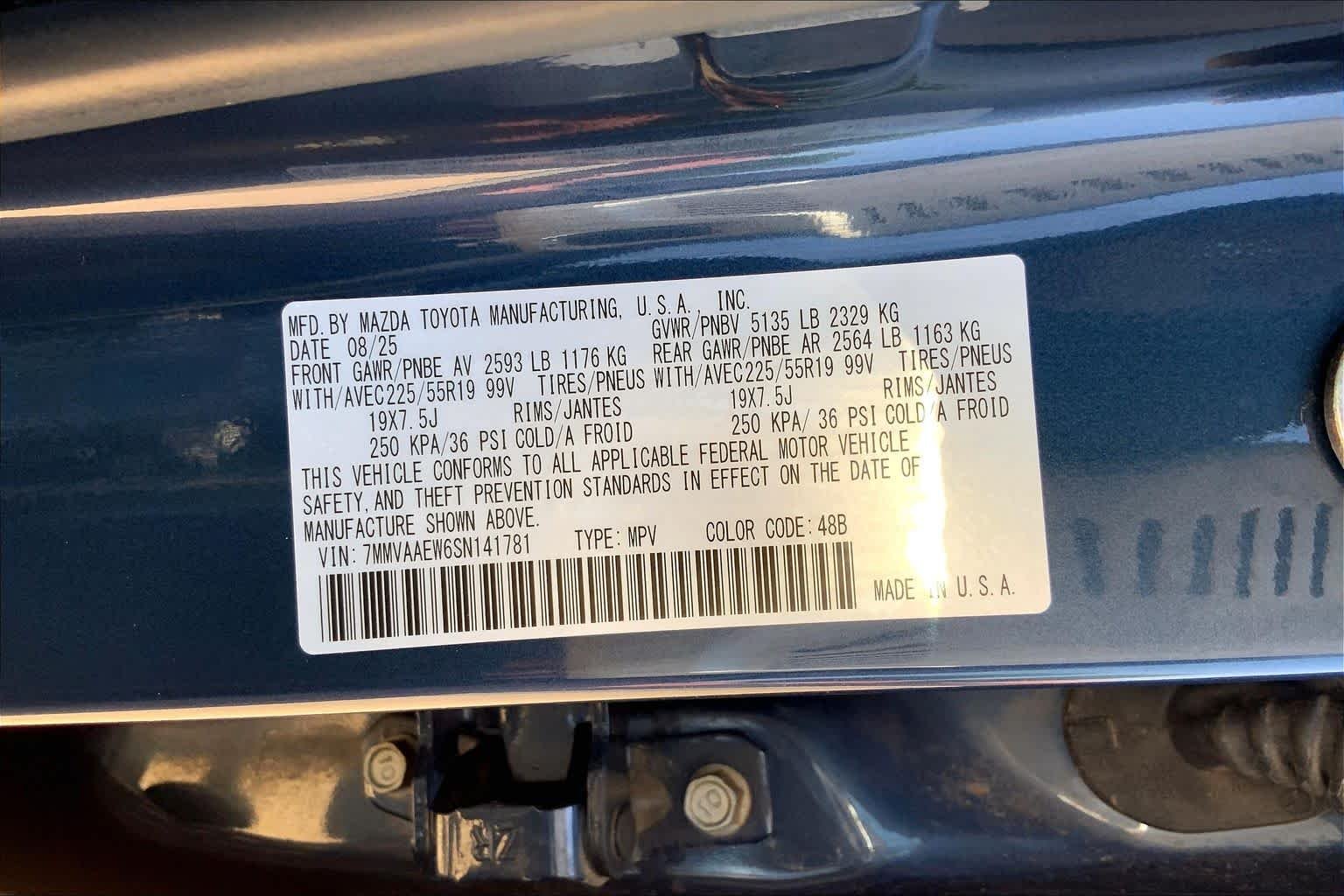 Used 2025 Ingot Blue Metallic Mazda Premium Plus Package image 37