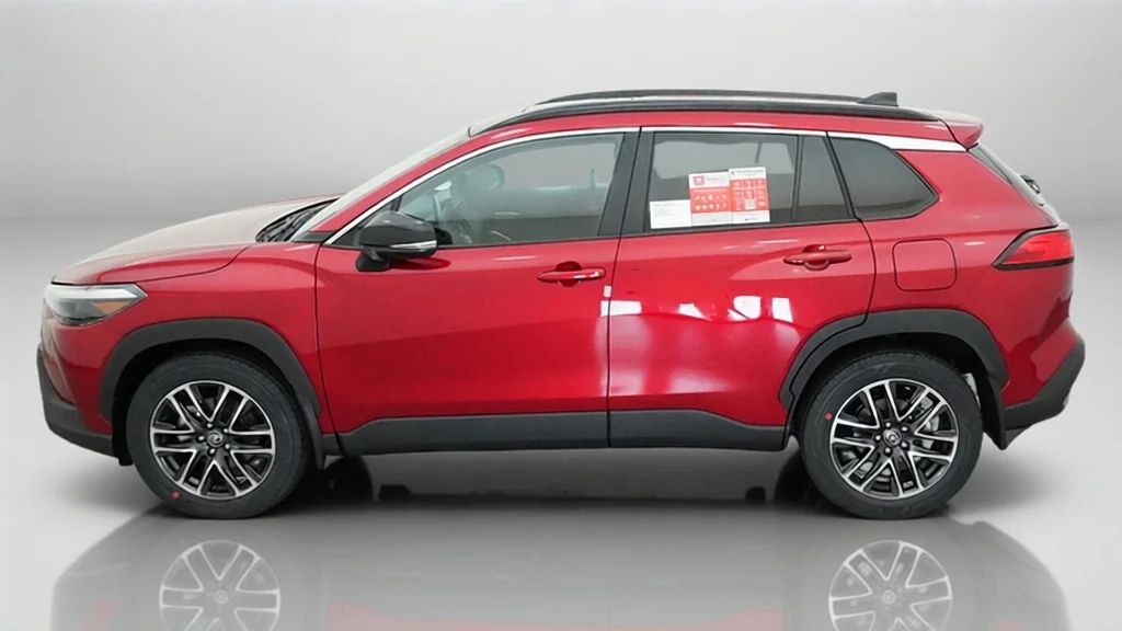 New 2026 Soul Red Crystal Toyota XLE image 2