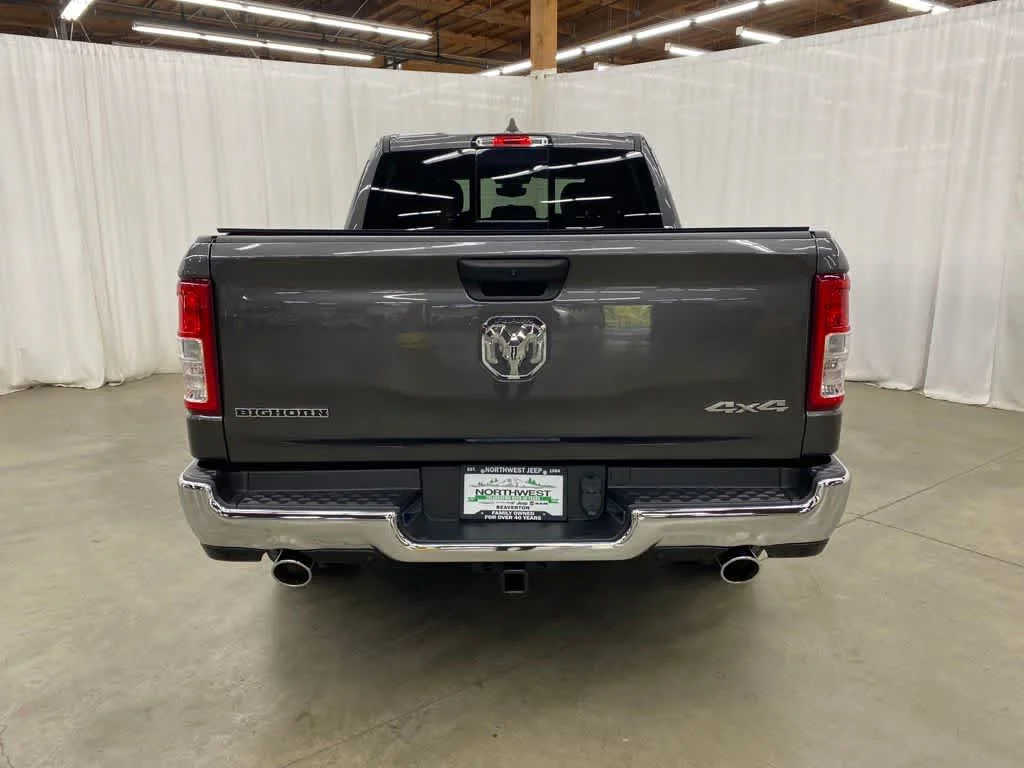 Used 2024 Granite Crystal Metallic Clearcoat Ram Big Horn image 5