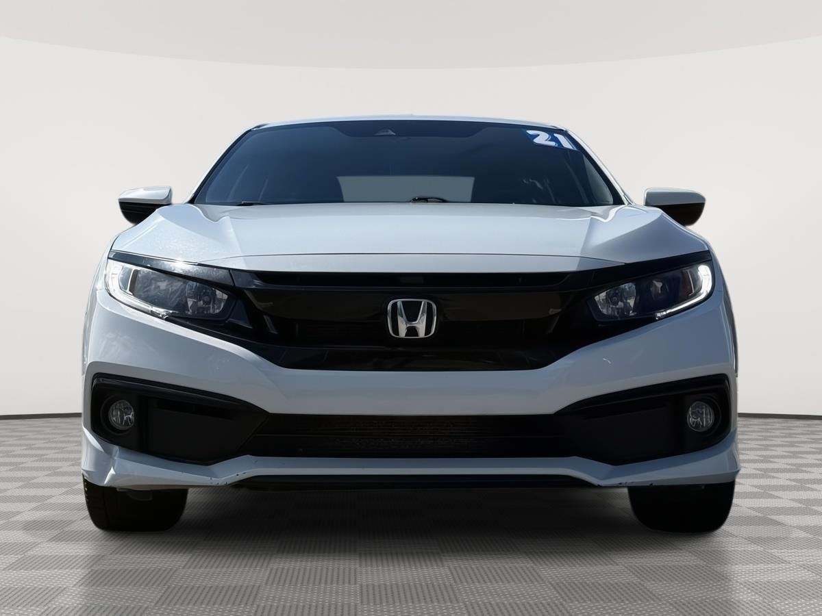 Used 2021 Platinum White Pearl Honda Sport image 2