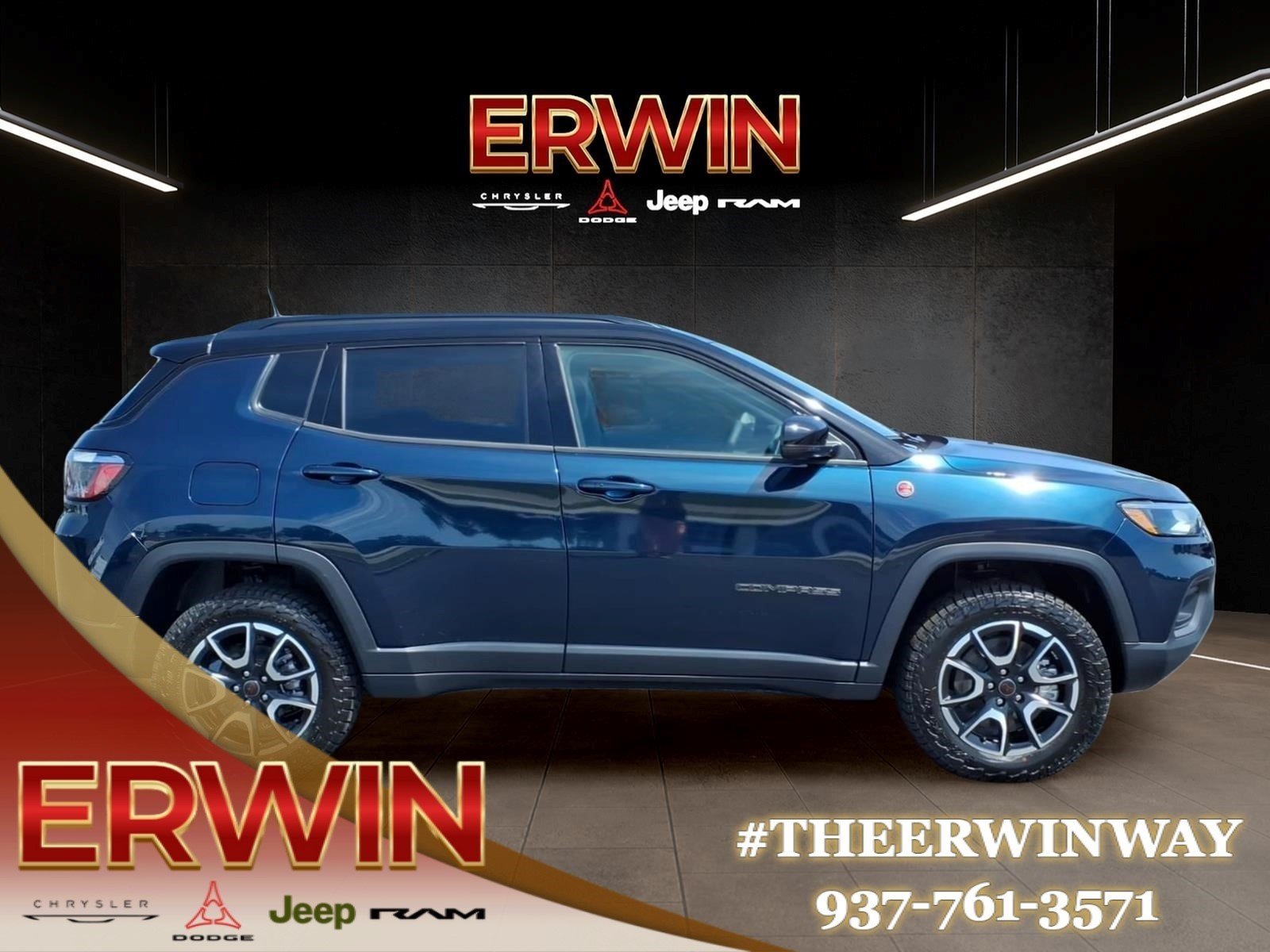 New 2026 Fathom Blue Pearl-Coat Exterior Paint Jeep Trailhawk image 6