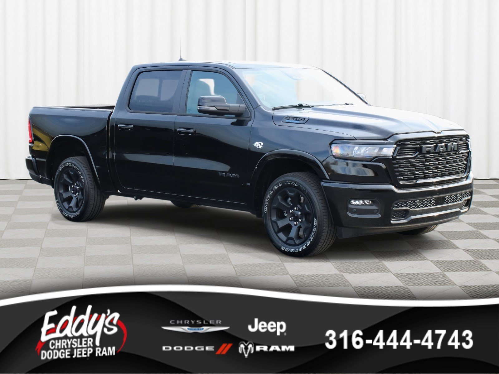 Used 2026 Diamond Black Crystal Pearlcoat Ram Big Horn image 1