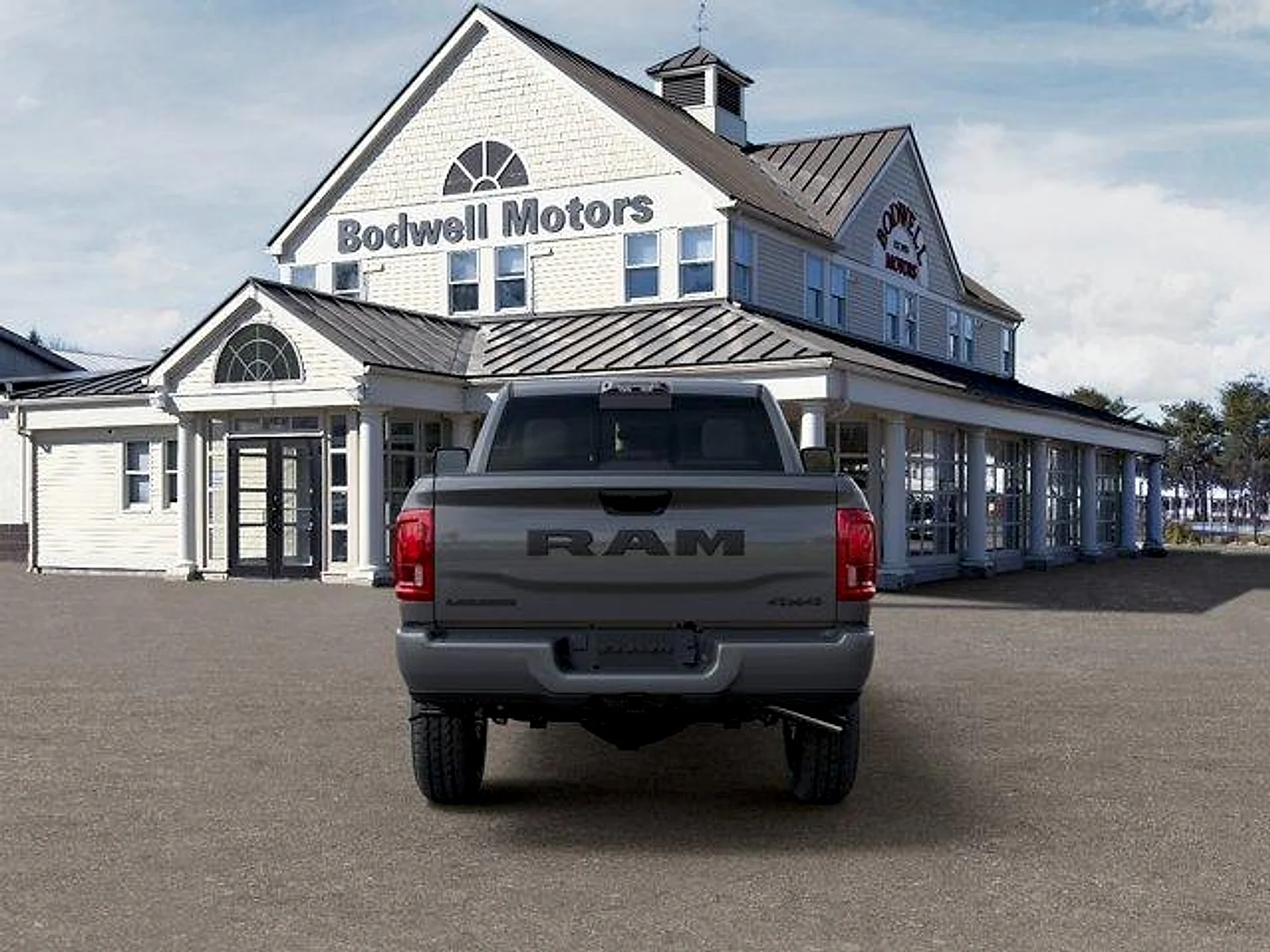 New 2027 Ceramic Gray Clear-Coat Exterior Paint RAM Laramie 4x4 Crew Cab 6