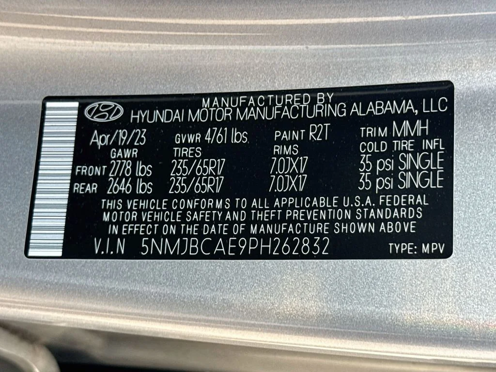 Used 2023 Shimmering Silver Hyundai SEL image 23