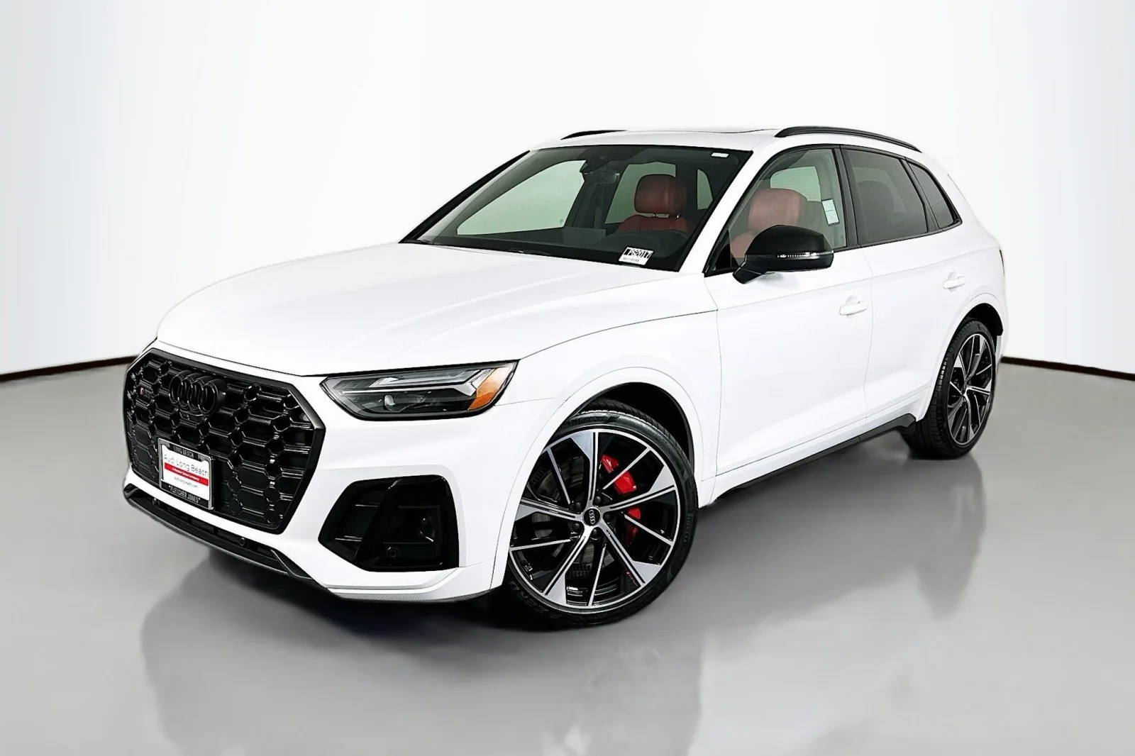 Used 2024 Glacier White Metallic Audi Premium Plus image 1