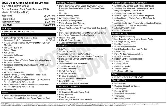 Used 2023 Black Jeep Limited image 25
