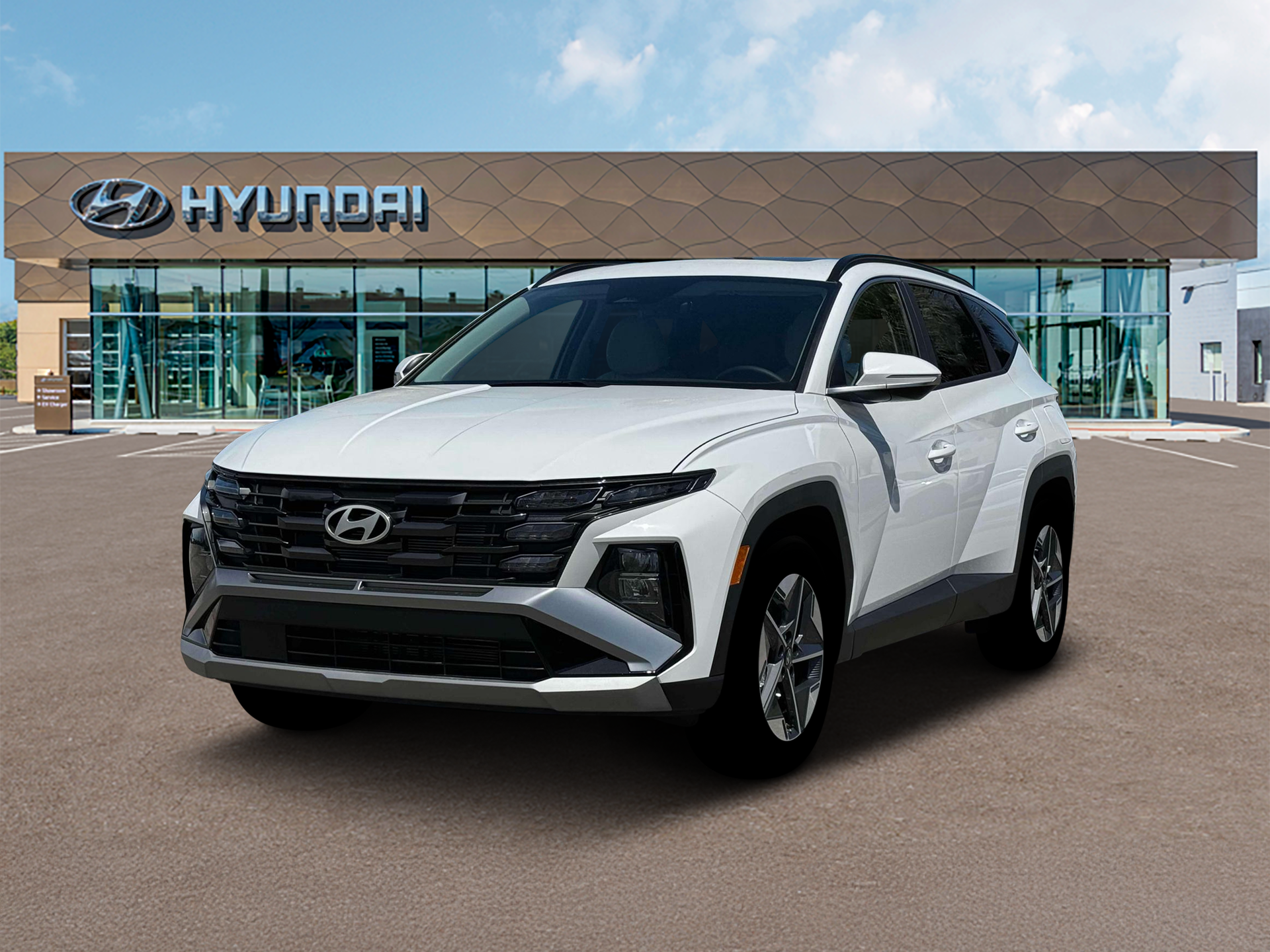 New 2026 White Hyundai SEL Premium AWD image 1