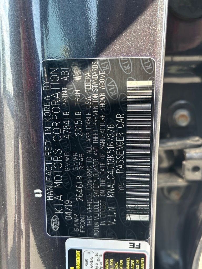 Used 2019 Gray Kia Technology image 16