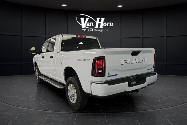 New 2026 Bright White Clear-Coat Exterior Paint RAM Big Horn image 5