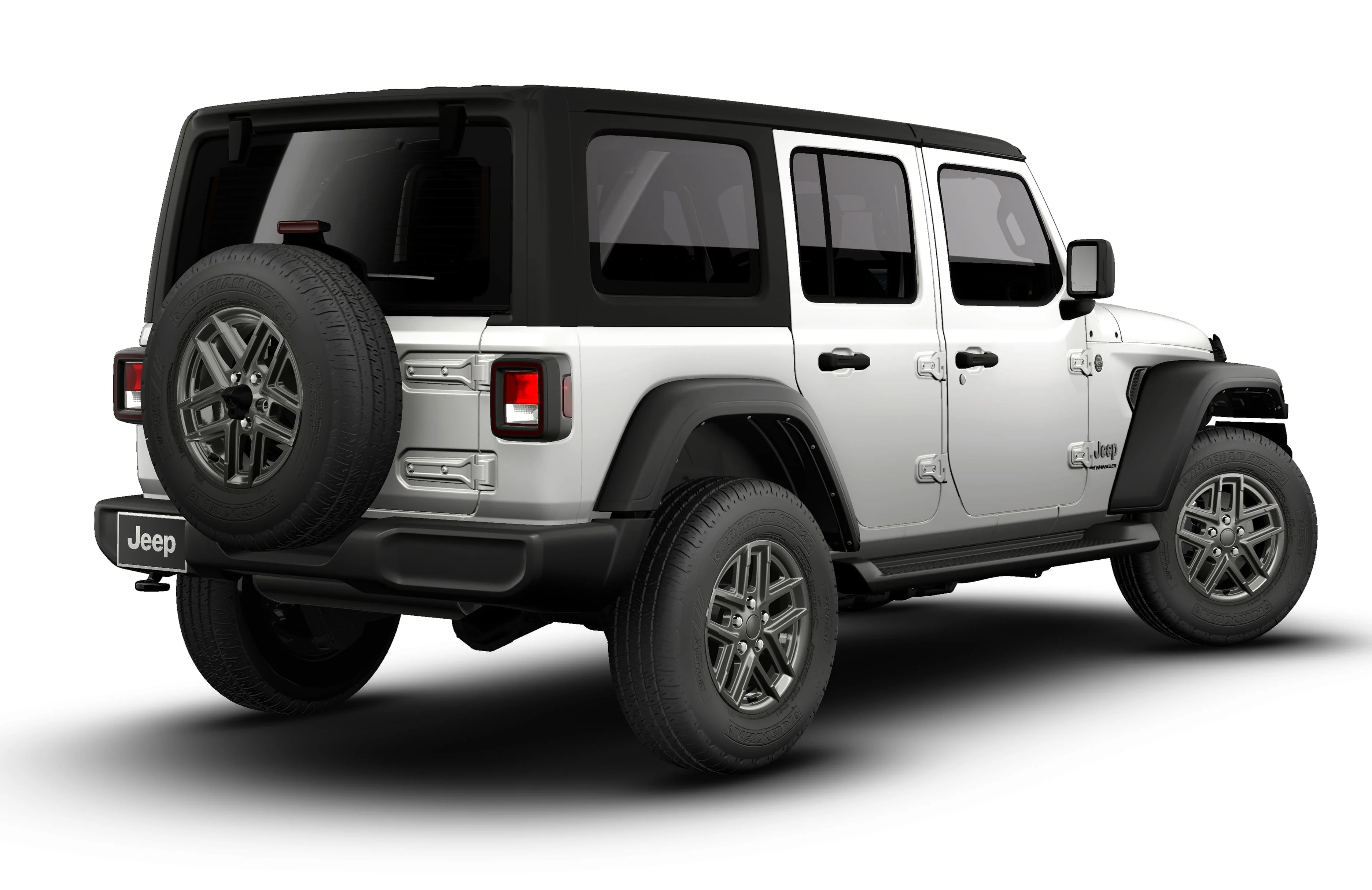 New 2026 Bright White Clear-Coat Exterior Paint Jeep Sport S image 14