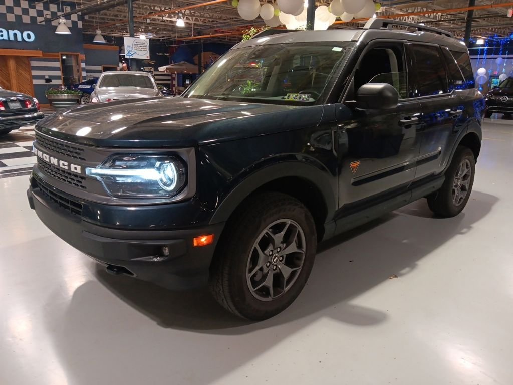 Used 2023 Blue Ford Badlands image 1