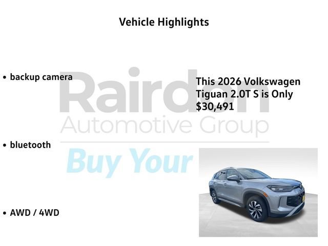 New 2026 Pyrite Silver Metallic Volkswagen S image 5