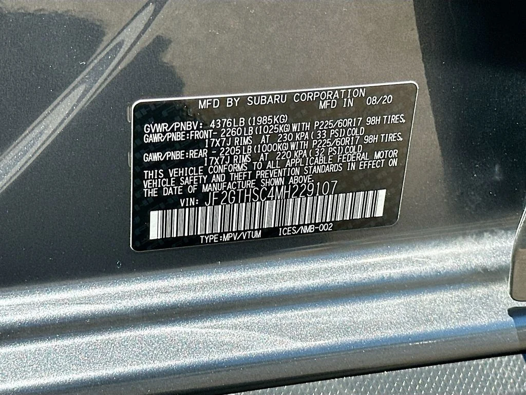Used 2021 Gray Subaru Sport image 31