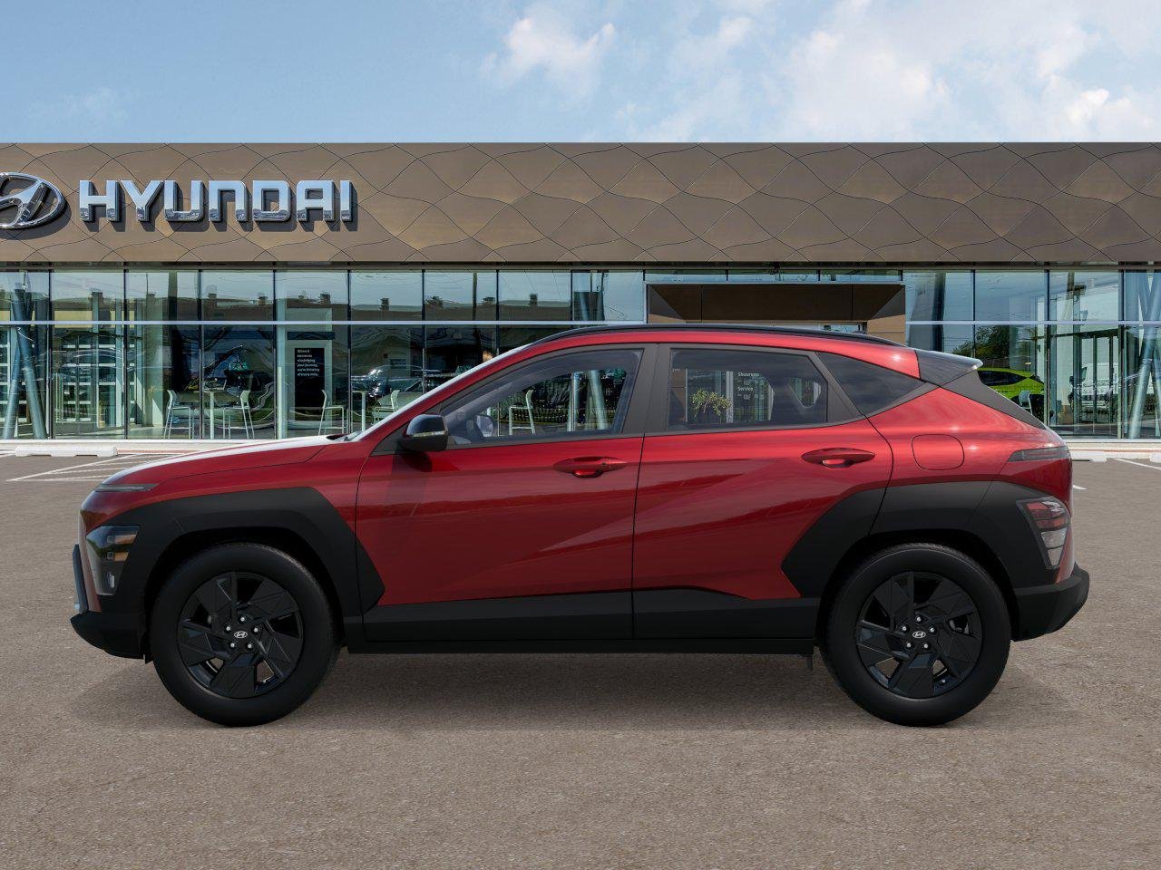 New 2026 Ultimate Red Metallic Hyundai SEL Sport FWD image 3