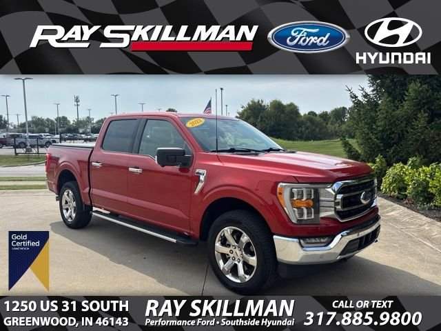 Certified Used 2023 Red Ford XLT image 1