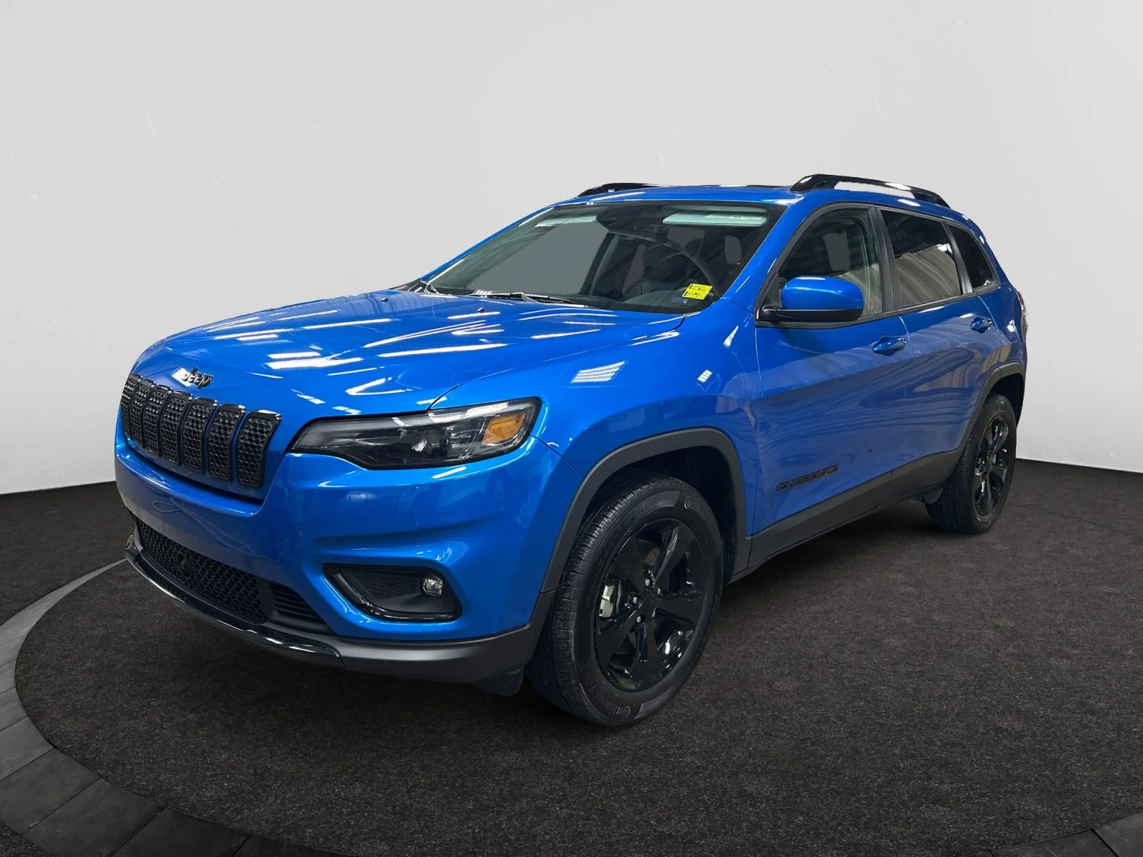Used 2021 Hydro Blue Pearl Jeep ALTITUDE LEATHER ROOF LOW KMS image 1