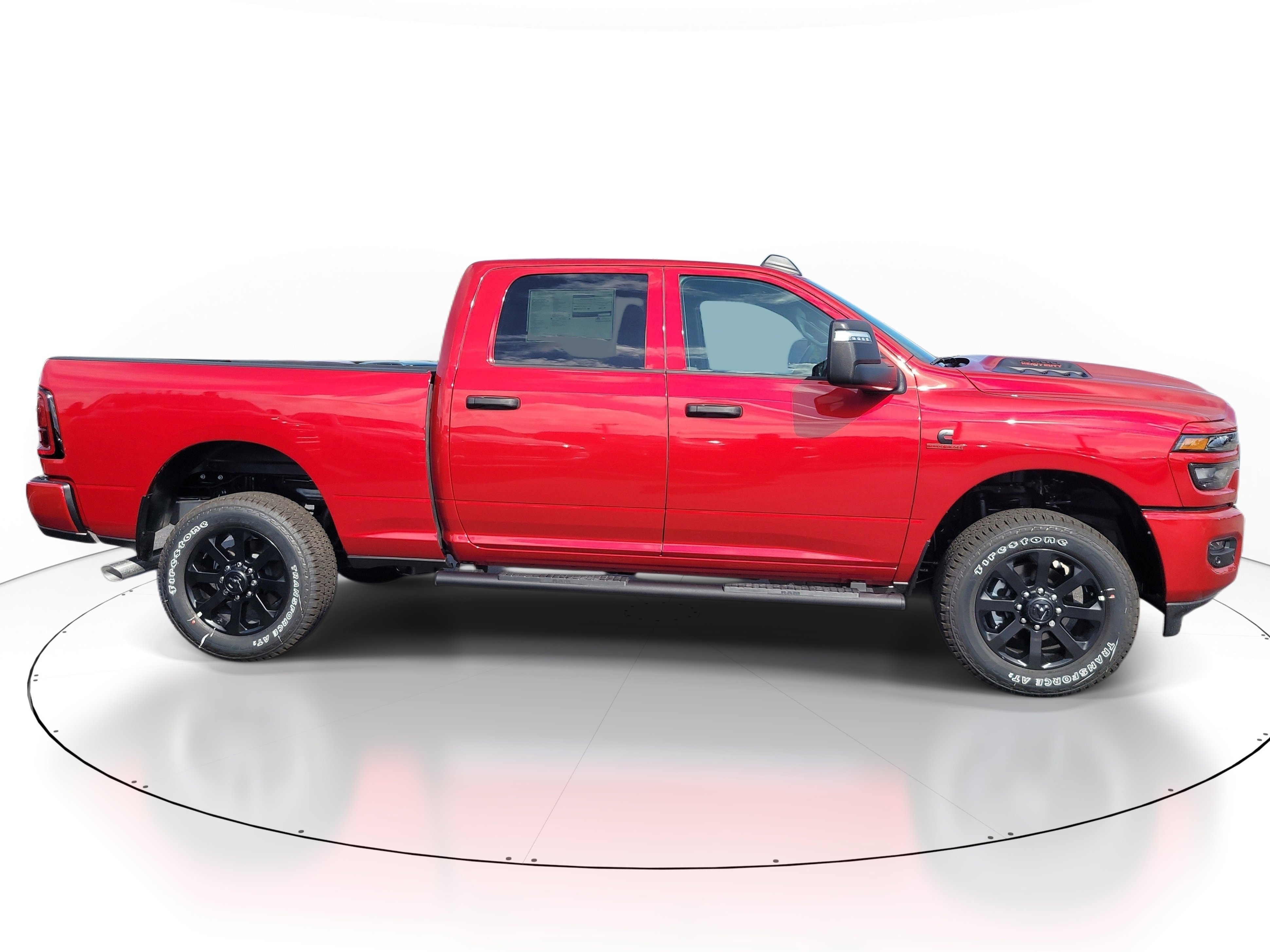 New 2026 Molten Red Pearl-Coat Exterior Paint RAM Black Express image 5