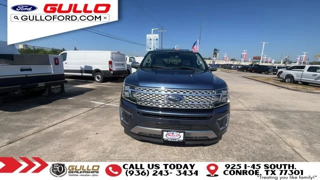 Certified Used 2019 Blue Metallic Ford Platinum image 3
