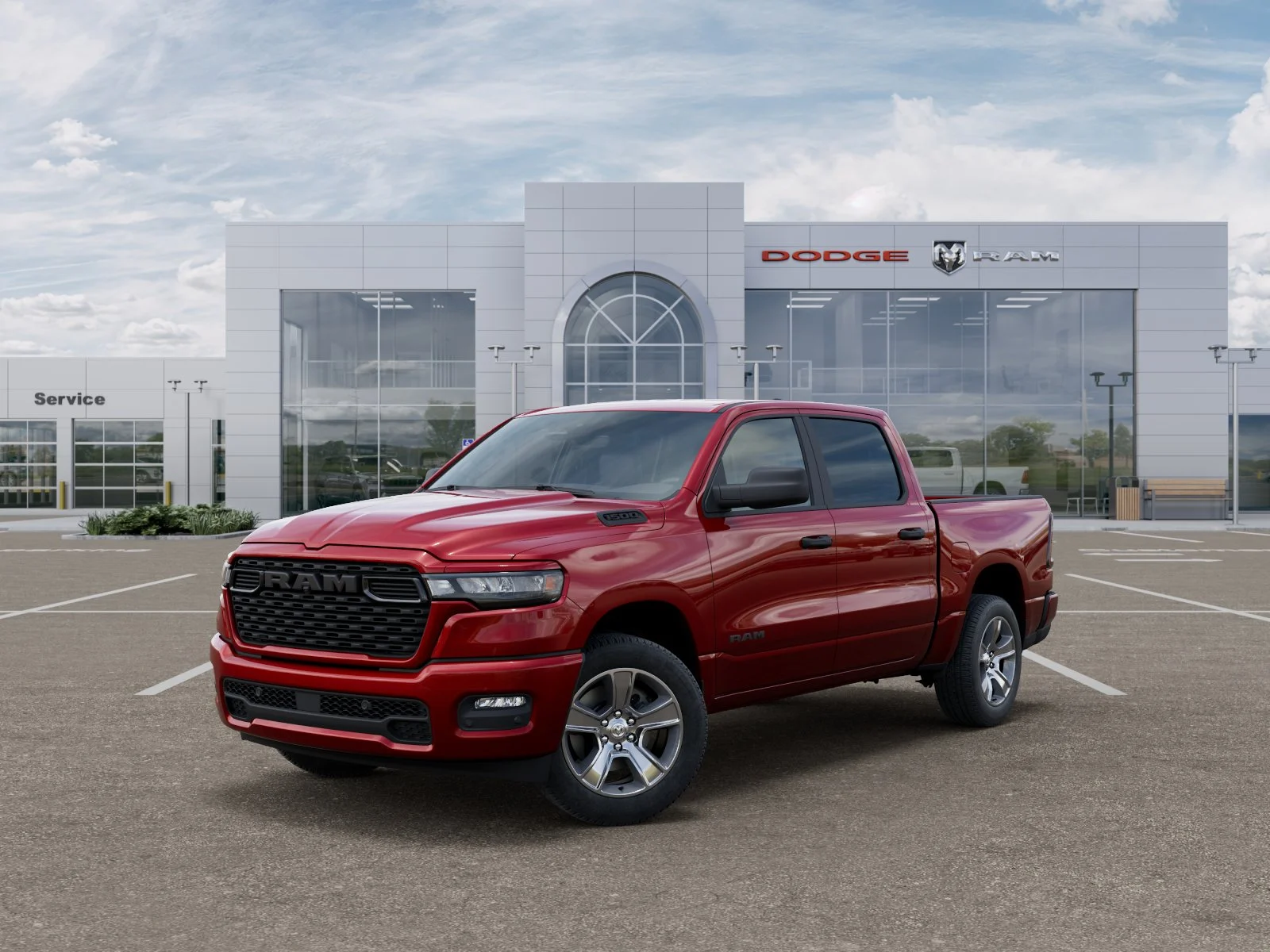 New 2026 Molten Red Pearlcoat RAM Express image 27