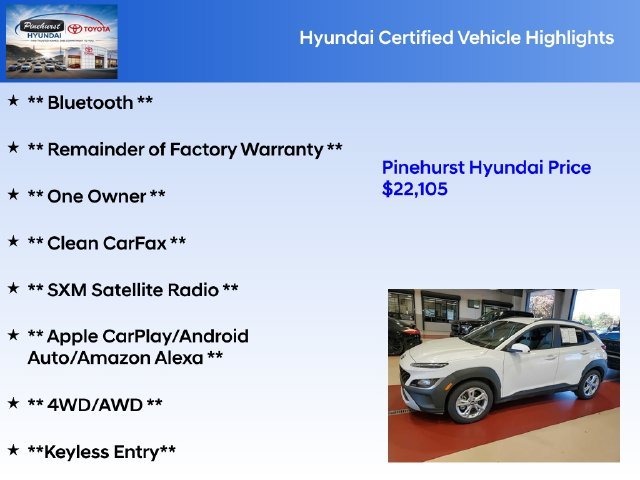 Certified Used 2023 White Hyundai SEL image 19
