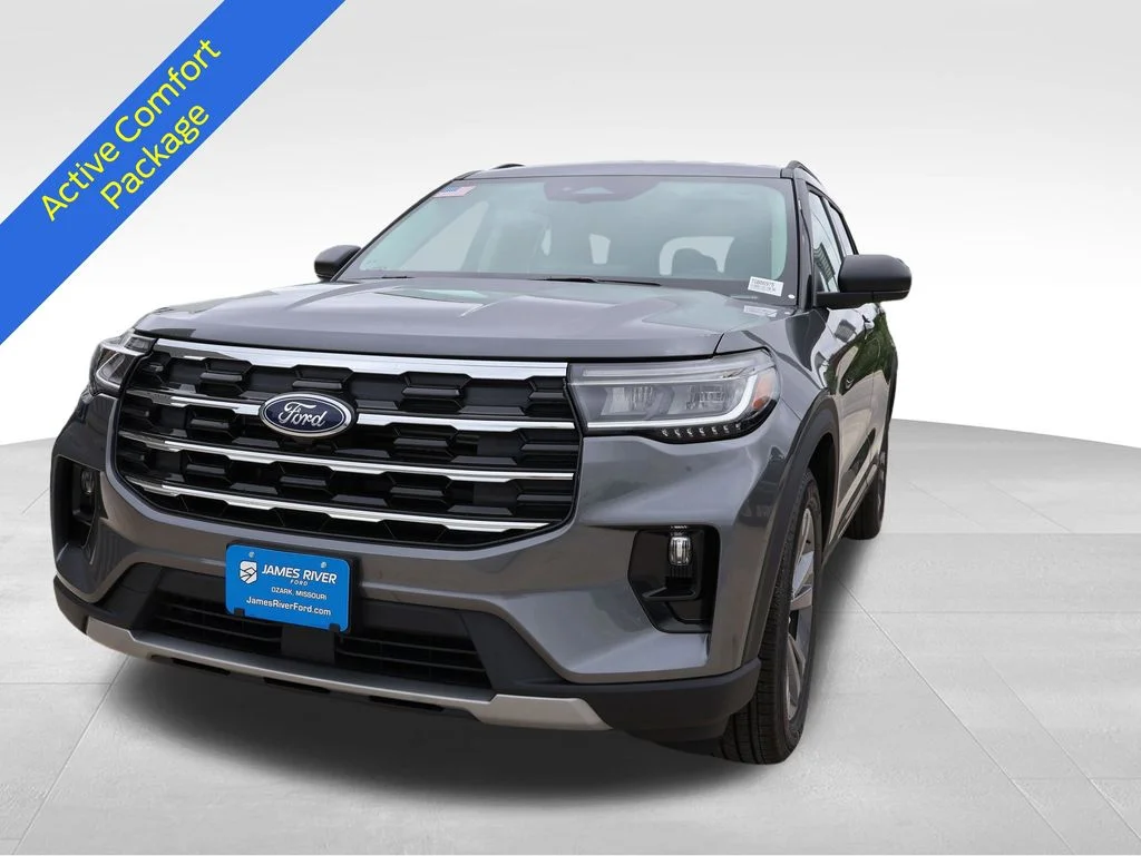 New 2026 Carbonized Gray Metallic Ford Active image 3