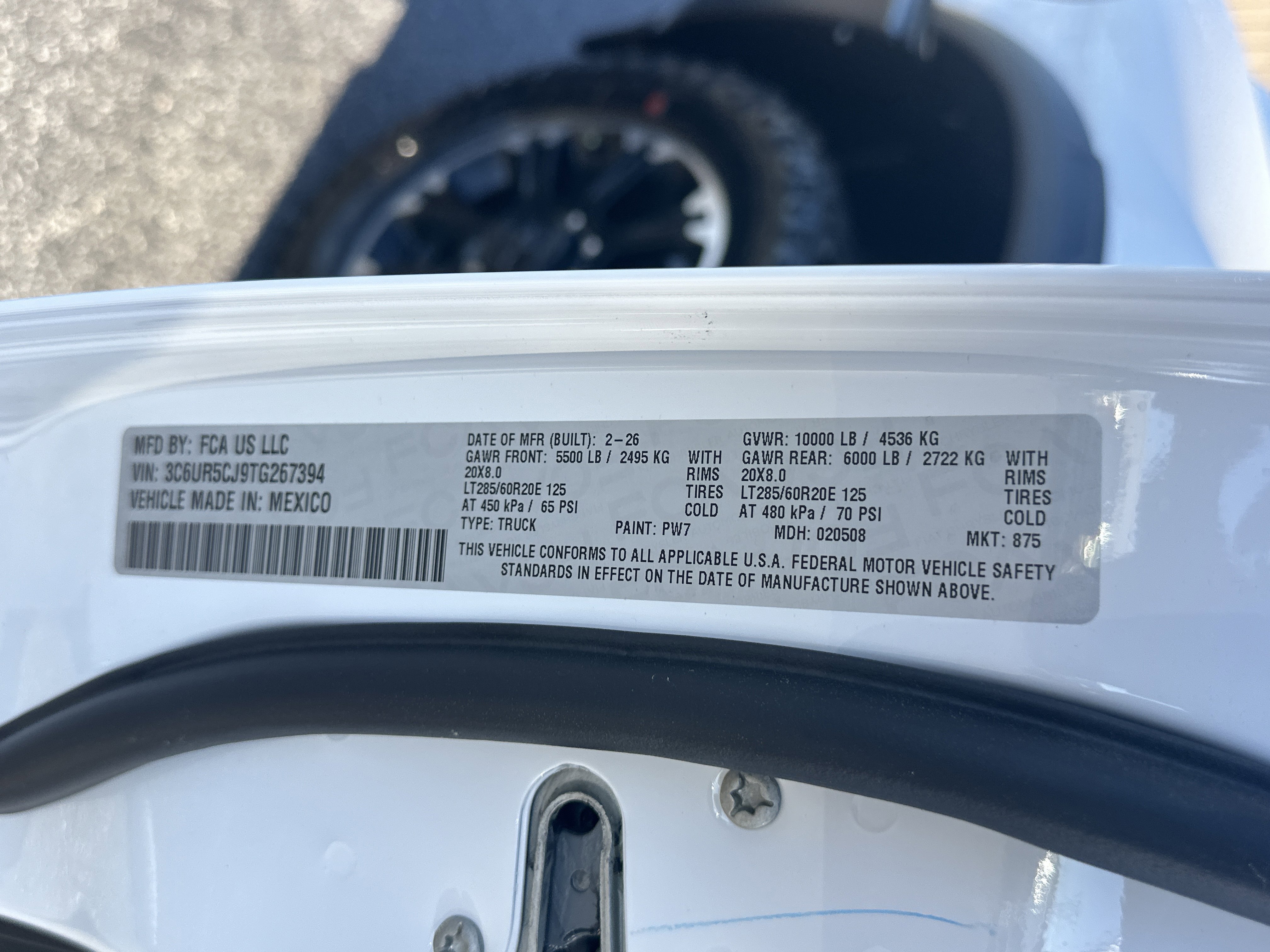 New 2026 Bright White Clear-Coat Exterior Paint RAM Warlock image 29