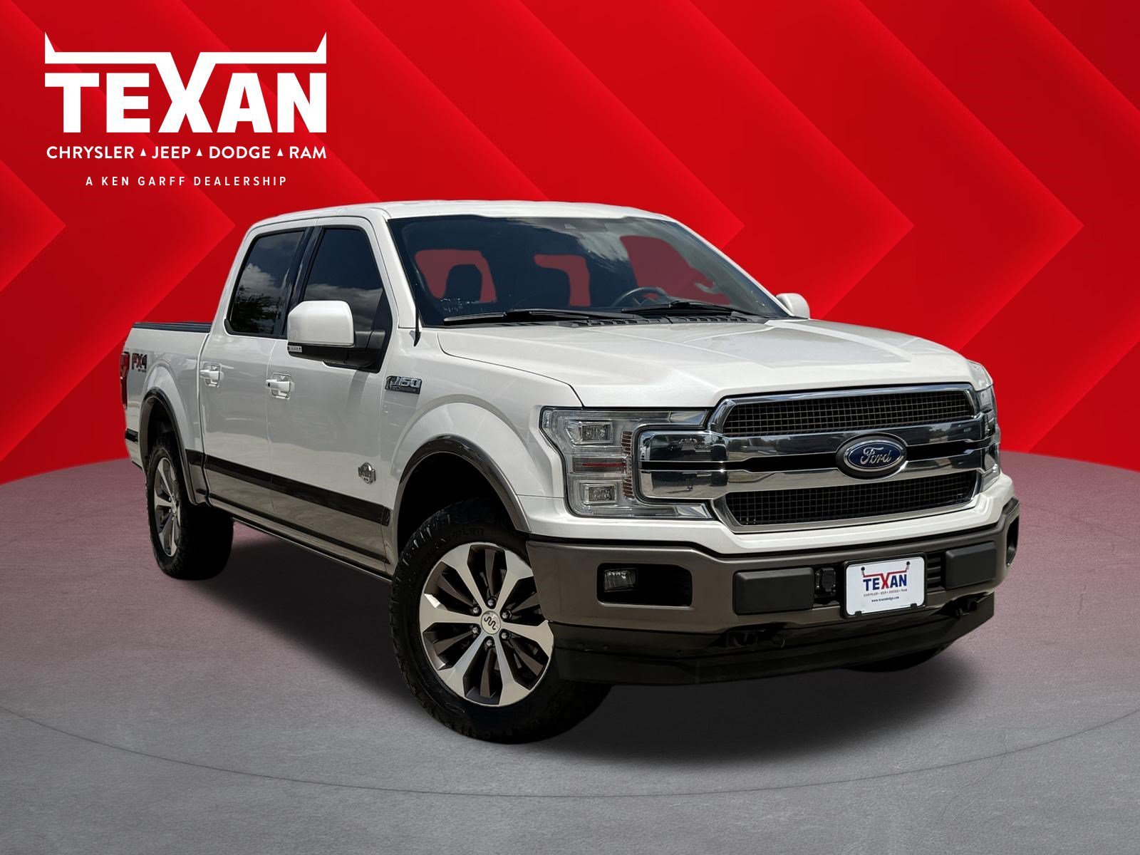 Used 2018 White Ford King Ranch image 1
