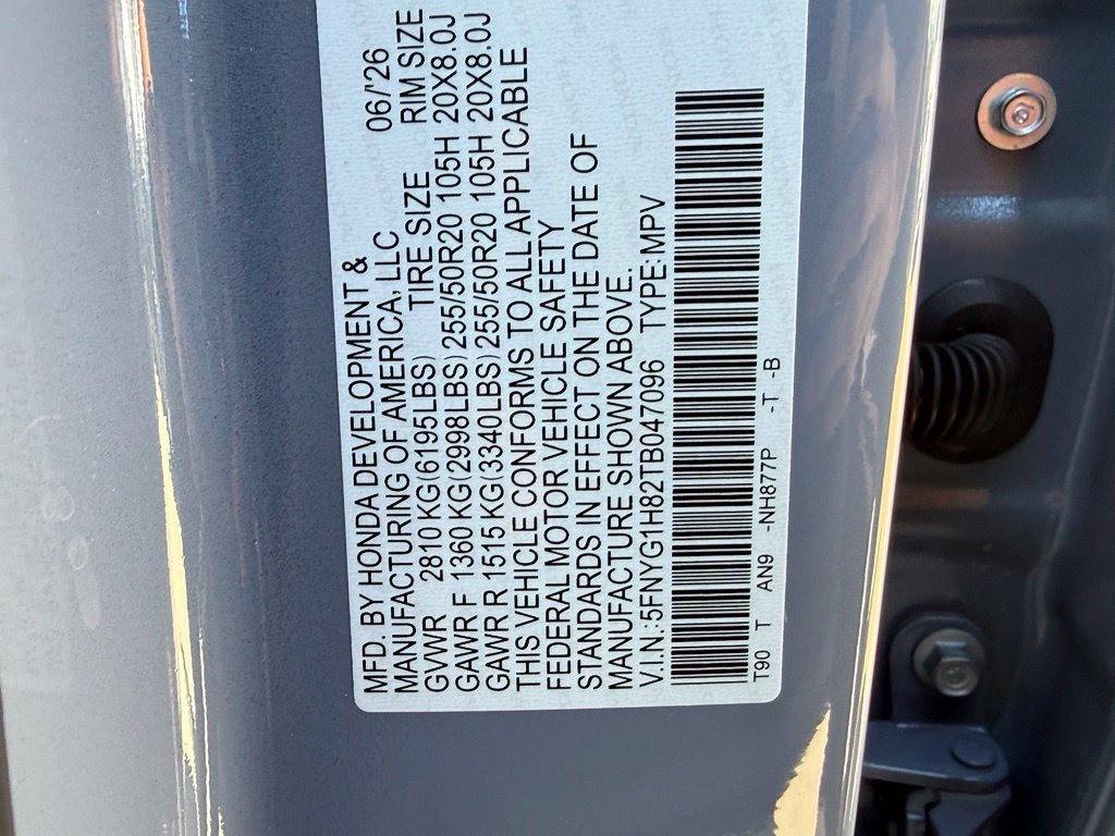 Certified Used 2026 Sonic Gray Pearl Honda Elite image 30