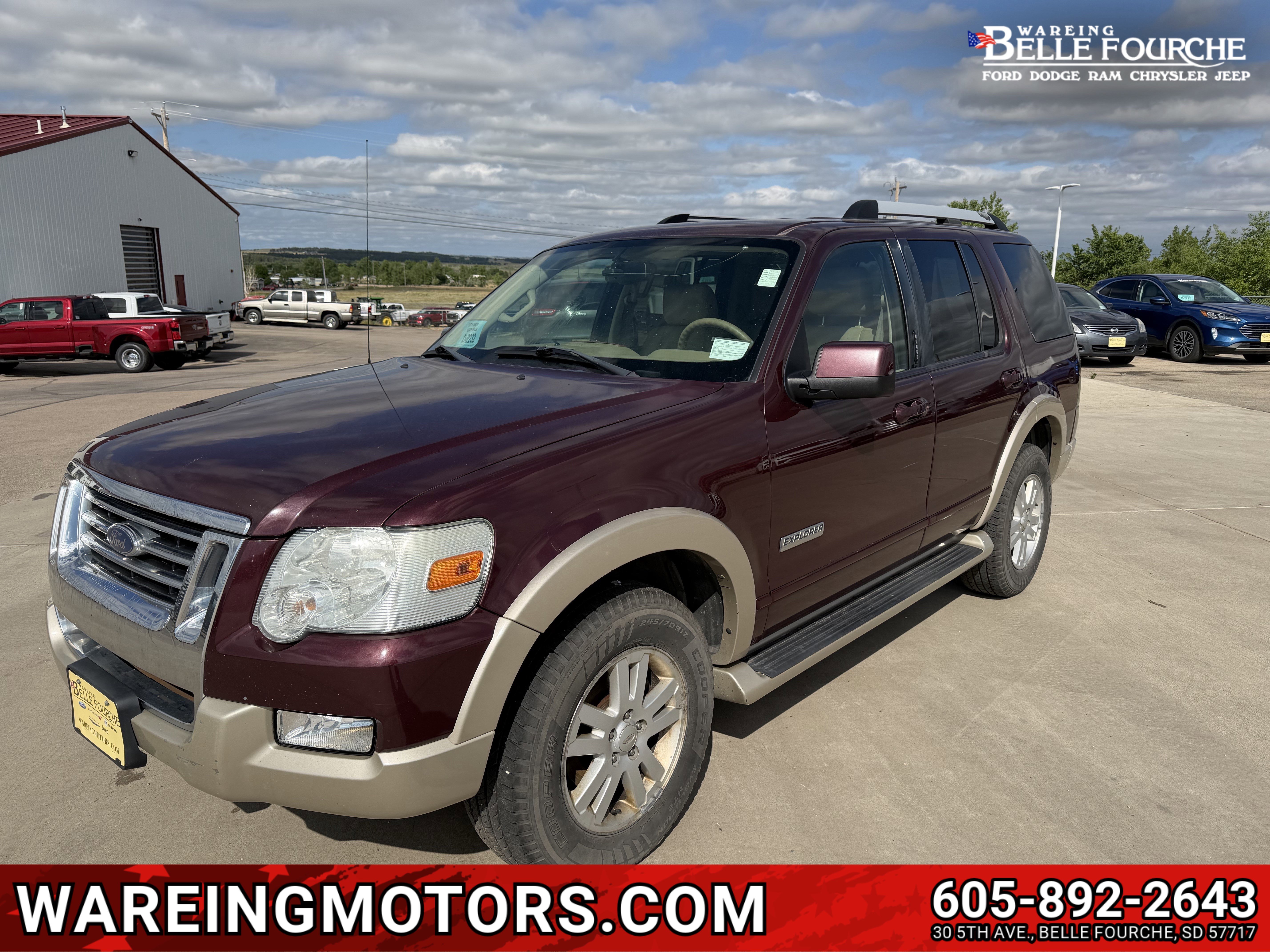 Used 2007 Red Ford Eddie Bauer image 1