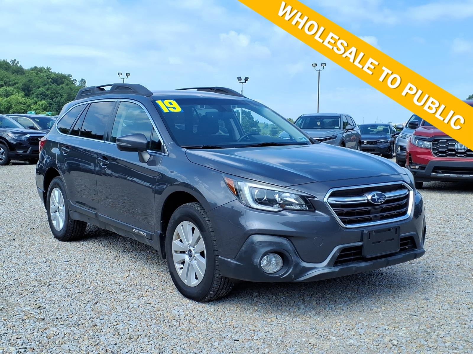 Used 2019 Magnetite Gray Metallic Subaru Premium image 1