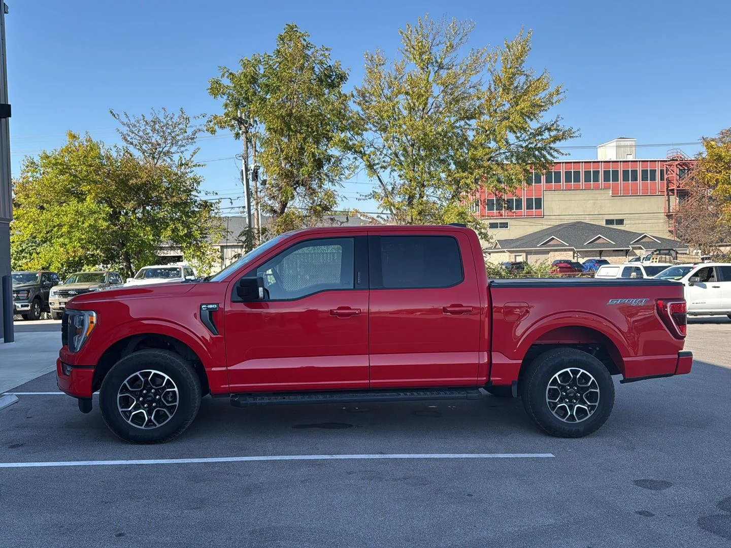 Used 2022 Race Red Ford XLT image 6
