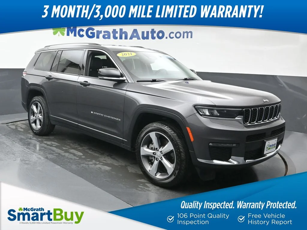 Certified Used 2021 Gray Jeep Limited image 1