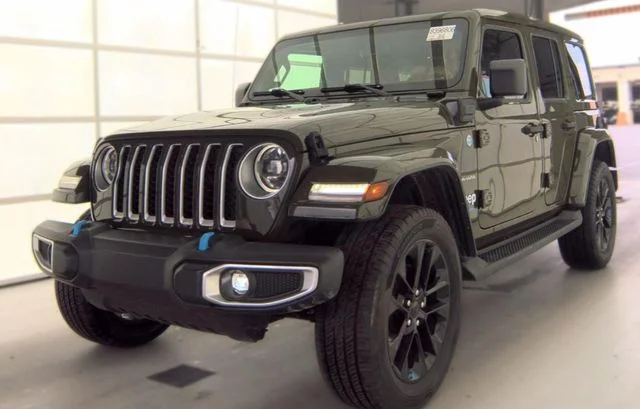 Used 2023 Green Jeep Sahara 4xe image 1