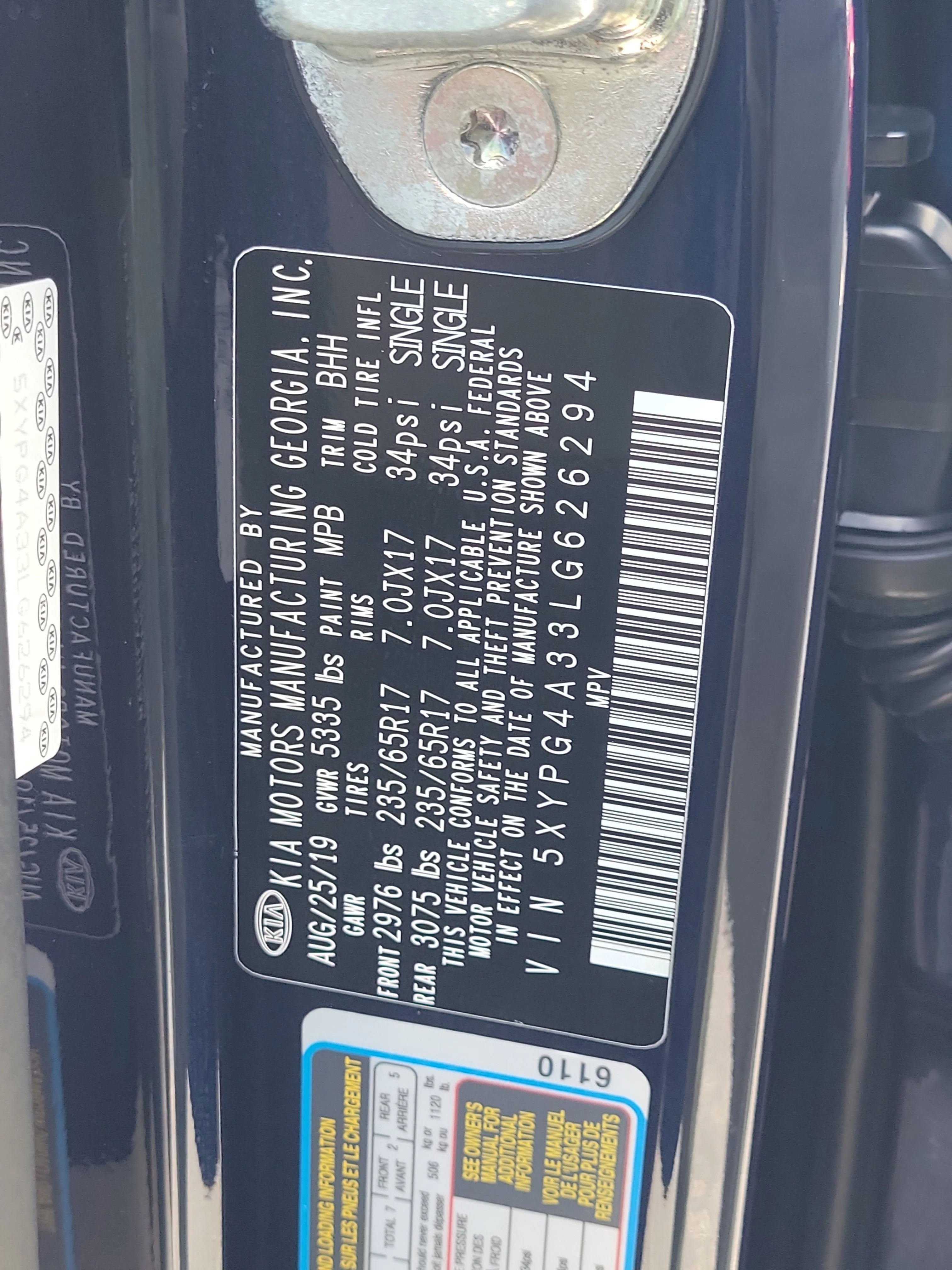 Used 2020 Imperial Blue Kia LX image 31