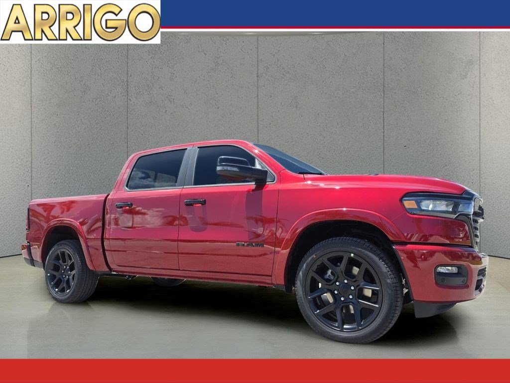 New 2026 Molten Red Pearl-Coat Exterior Paint RAM Laramie image 1