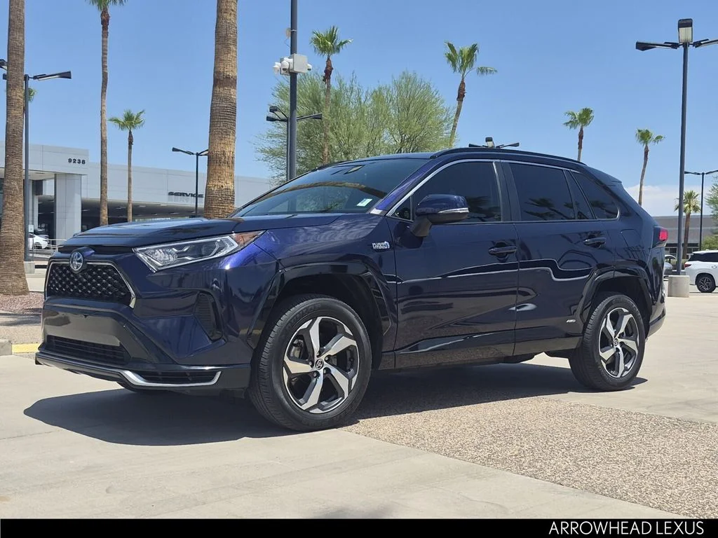 Used 2021 Blue Toyota SE image 2