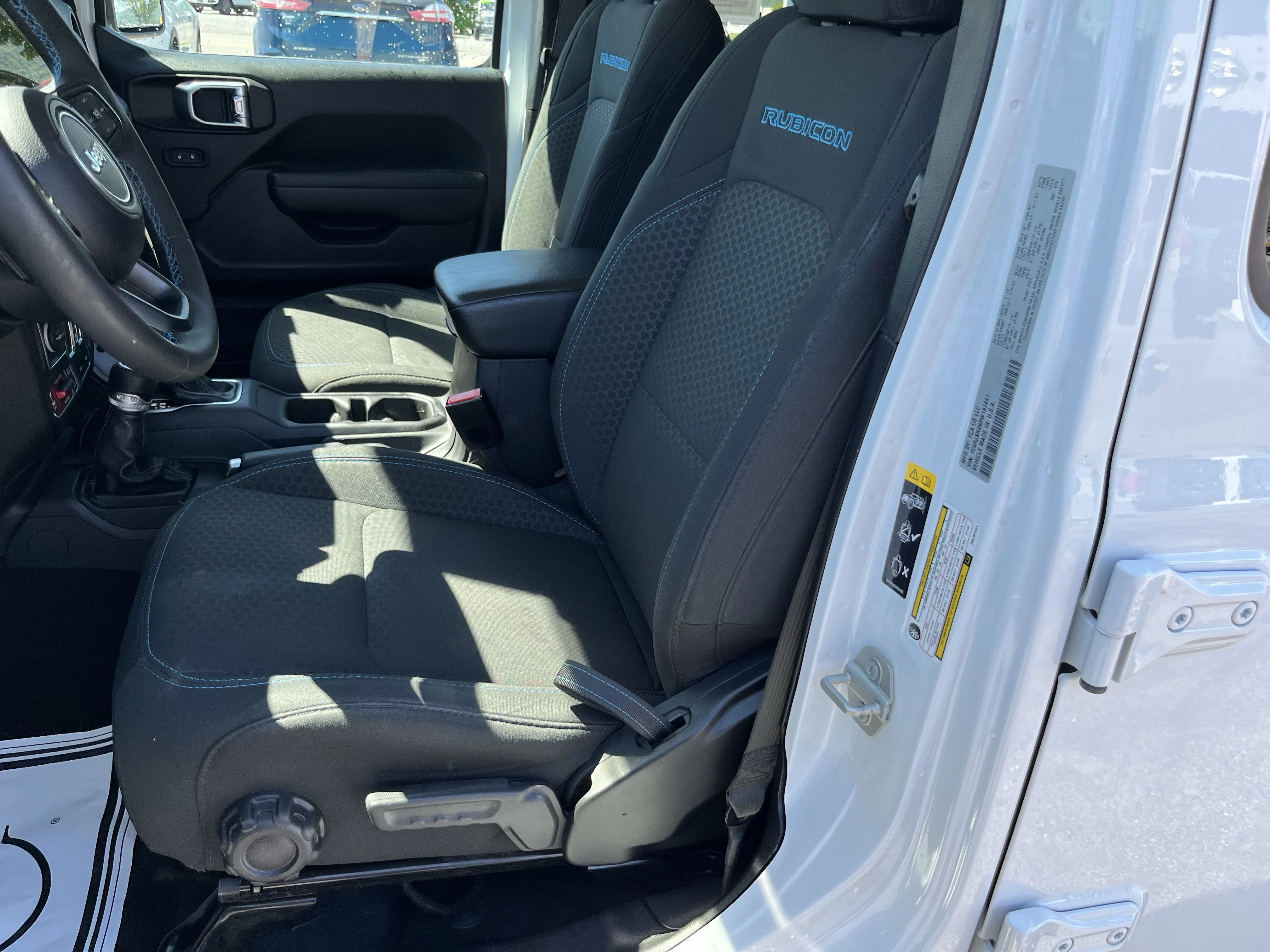Used 2024 Bright White Clearcoat Jeep Rubicon 4xe image 14