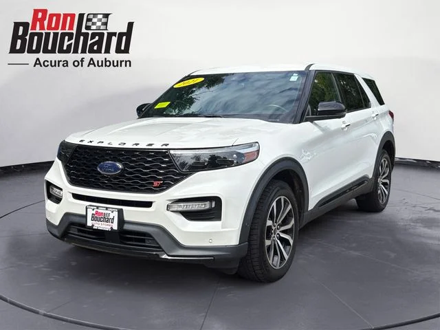Used 2021 Star White Metallic Tri-Coat Ford ST image 5