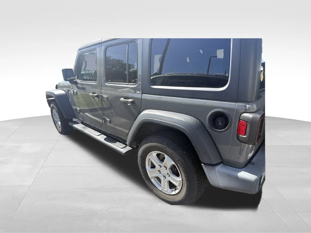 Used 2020 Gray Jeep Unlimited Sport S image 2