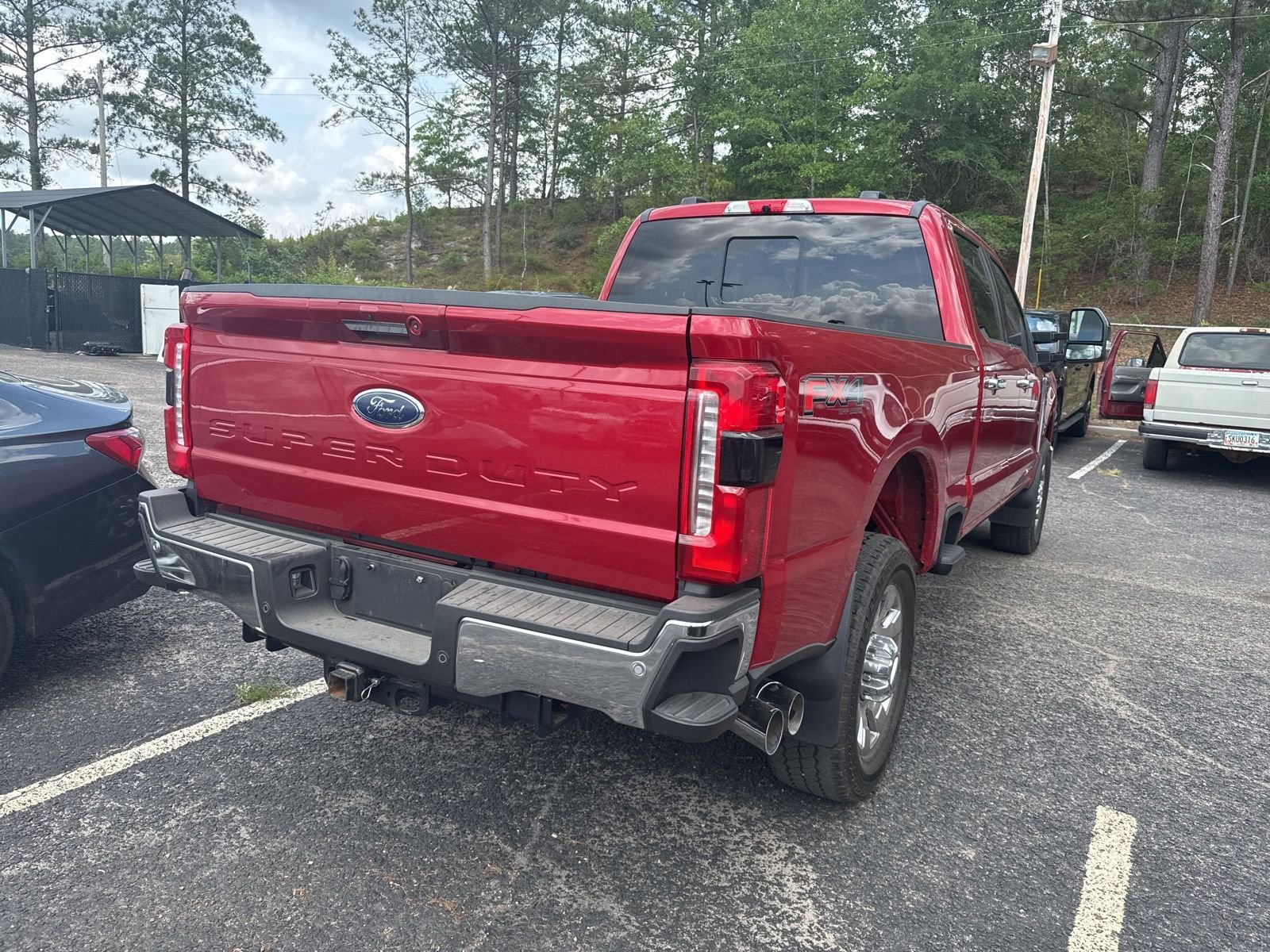Used 2024 Red Ford Lariat image 6