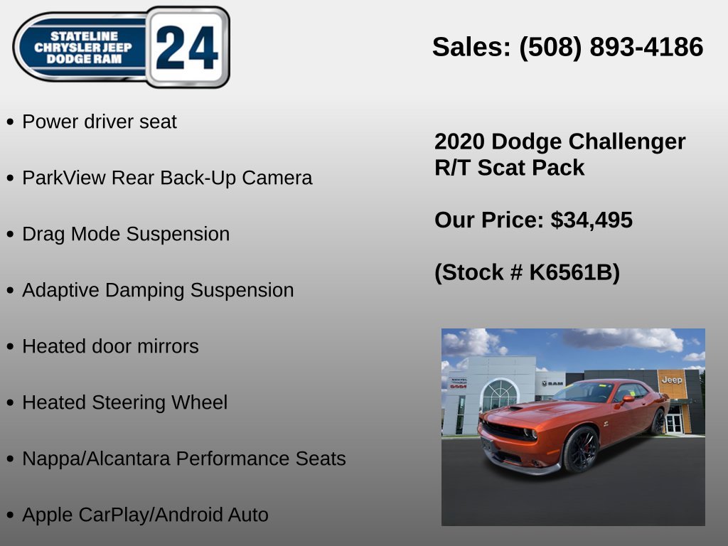 Used 2020  Dodge R/T Scat Pack image 5