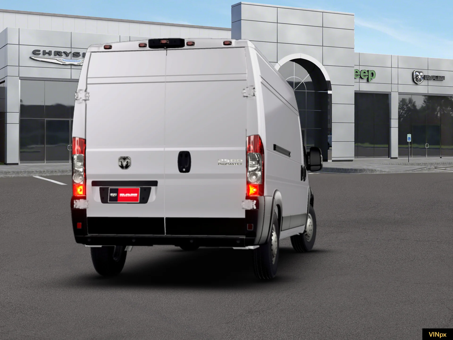 New 2026 Bright White Clear-Coat Exterior Paint Ram Tradesman image 26