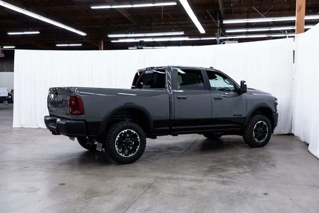 New 2026 Ceramic Gray Clear-Coat Exterior Paint RAM Rebel image 6