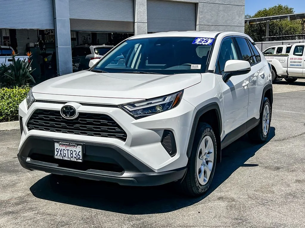 Certified Used 2025 White Toyota LE image 3
