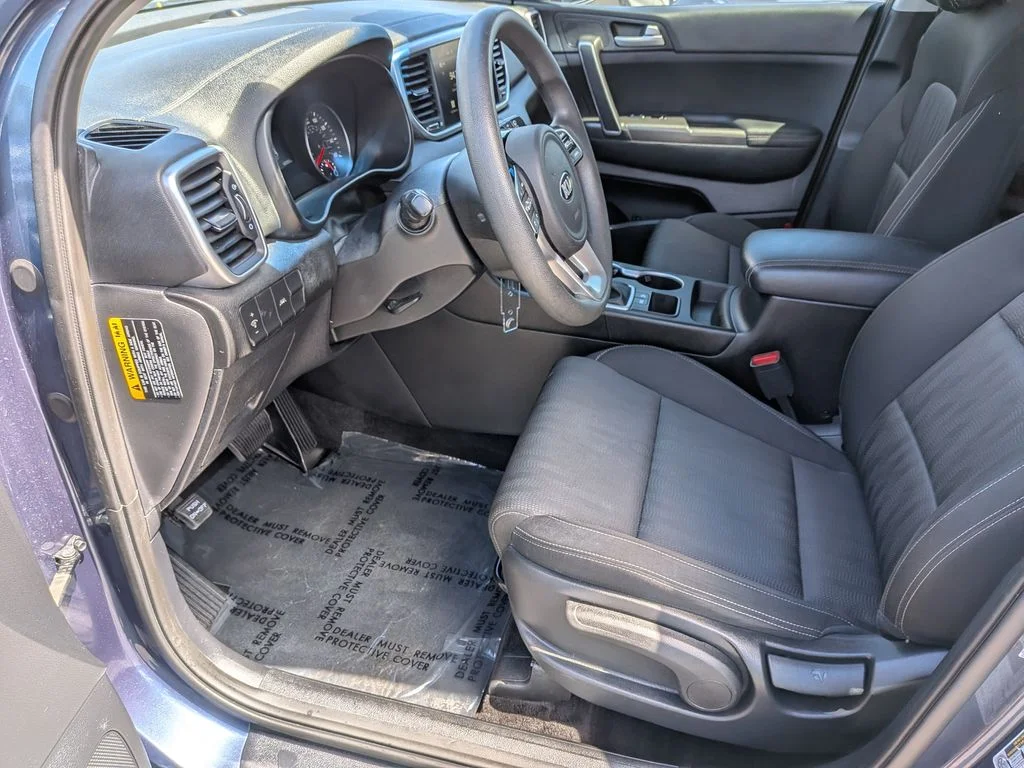 Used 2021 Blue Kia LX image 18