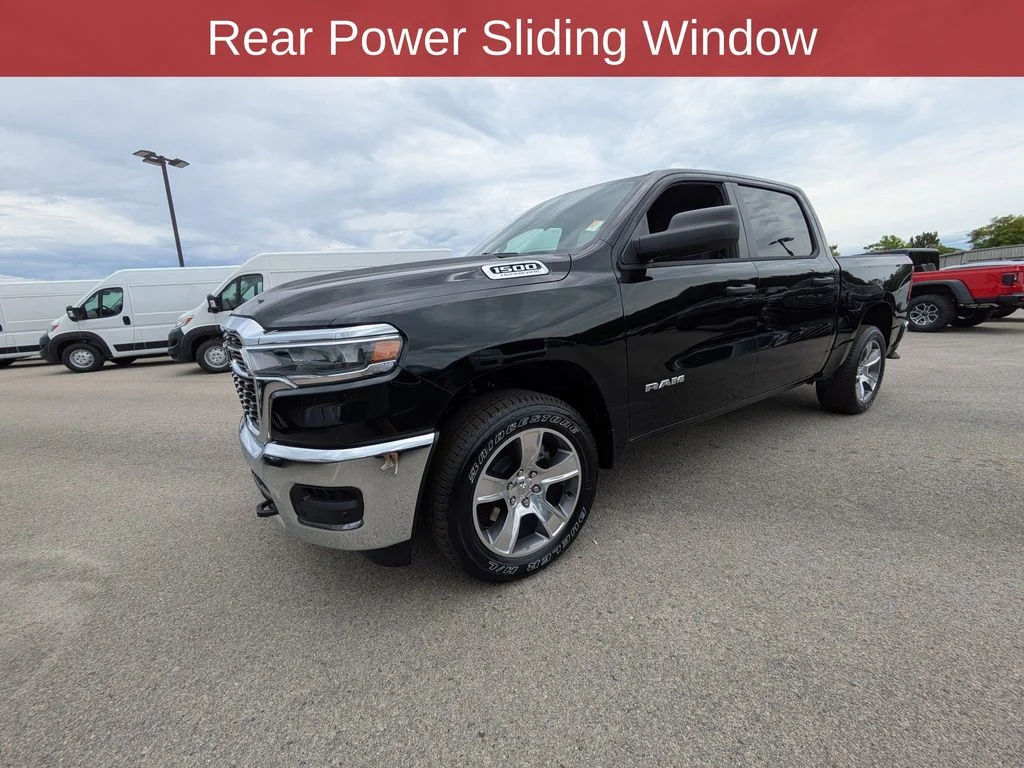 New 2026 Diamond Black Crystal Pearl-Coat Exterior Paint RAM Tradesman image 10